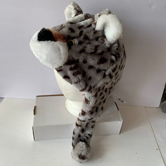 PANDA HATS MADE IN PARADISE LEOPARD PLUSH ANIMAL HAT FOR ADULTS AND KIDS HAT NWT - Picture 7 of 11